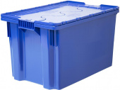 Ящик с крышкой п/э 600х400х350 сплошной, морозостойкий Safe PRO