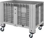 Контейнер 1200х800х800 перфорированный на колёсах