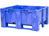 BoxPallet 1200х1000х580 мм сплошной на 2-х полозьях с 2 СП2