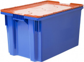 Ящик с крышкой п/э 600х400х350 сплошной, морозостойкий Safe PRO