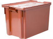 Ящик с крышкой п/э 600х400х400 сплошной, морозостойкий Safe PRO