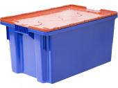 Ящик с крышкой п/э 600х400х300 сплошной, морозостойкий Safe PRO