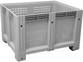Пластиковый контейнер (big box) 1200x1000x760 мм перфорированный на ножках