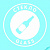 Наклейка "Стекло" круглая