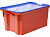 Ящик с крышкой п/э 600х400х300 сплошной, морозостойкий Safe PRO