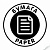 Наклейка "Бумага" круглая