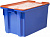 Ящик с крышкой п/э 600х400х350 сплошной, морозостойкий Safe PRO