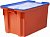 Ящик с крышкой п/э 600х400х350 сплошной, морозостойкий Safe PRO