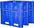 BoxPallet 1200х1000х1035 мм сплошной на полозьях